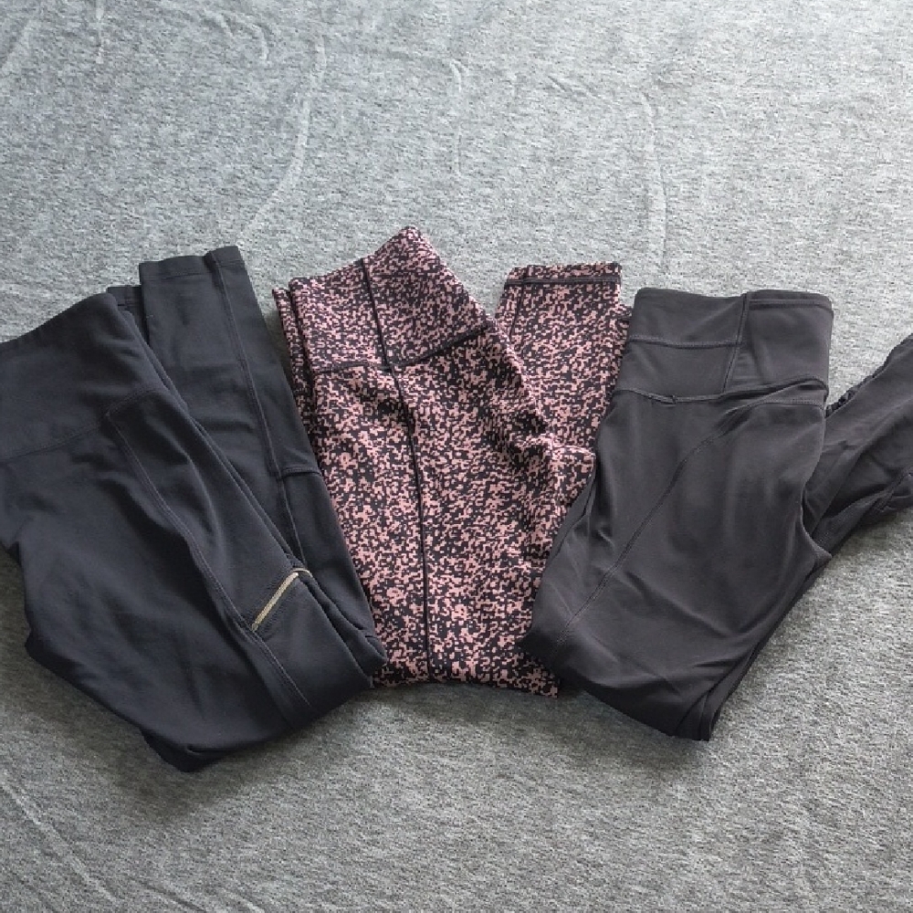 Athleta Leggings Lot Of 3 Size XS